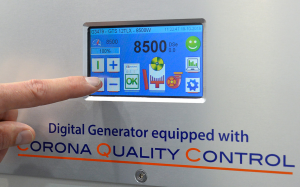 Digital generators for corona treatment